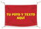 Bandera Personalizada con tu Foto y Texto preferido Bandera de España personalizada Bandera para futbol (70X100 cm)