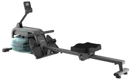 Cecotec Wasserrudergerät Drumfit Rower 10000 Neptuno. Wassertank mit 13 Litern Kapazität, Verstellbarer Sitz, maximales Gewicht von 135 kg, LCD-Bildschirm. Gerätehalterung