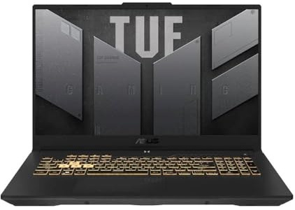 ASUS TUF Gaming F17 (2023) Gaming Laptop, 17.3 Inch FHD 144Hz Display, GeForce RTX 3050, Intel Core i5-12500H, 16GB DDR4, 512GB PCIe SSD, Wi-Fi 6, Windows 11, FX707ZC-ES53, Grey