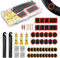 Romon Jeunesse Unisexe, Kit Reparation Velo,Kit de Réparation pour Chambre à Air,Kit Reparation Pneu Velo,Rustine Velo,Rustine Chambre a Air, Kit Crevaison Velo pour Motos