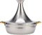 6 Tailles Marocain Tagine Marmite Batterie De Cuisine Pour Tajine Avec Couvercle Fermé Couvercle Fermé Ragoût Casserole Mijoteuse Pour Table De Cuisson À Induction Cuisinière À Gaz,Argent,32cm