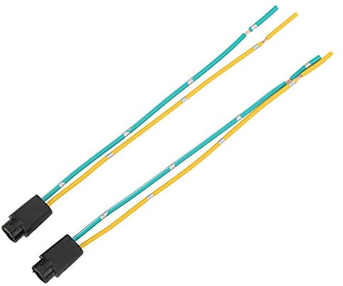 2 Stück Halogen-Fassung, 12 V T5-Sockel, LED-Glühlampenfassung Mit Kabel-Anschluss, Hitzebeständiger T5-Sockel-Adapter Für Industriegeräte, Autos, Fahrräder