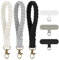 Mabor Phone Wrist Strap, 3 Pcs Cell Phone Lanyard with Tether Tab Keychain Wristlet Charm Anti-Loss Phone Chain for Women Men