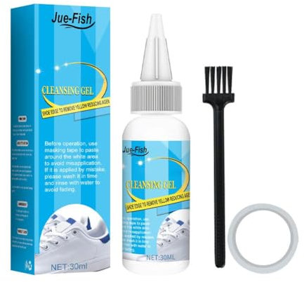 White Shoe Cleaner Shoes Whitening Gel Shoe Washing Machine Dirt and Yellow Shoes Cleaning Foam Cleaner From Decontamination Kit with Cleaner Sneaker, with Sneaker Cleaning Cream, New Multi-Fu