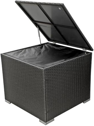 Calma Lux® Frei kombinierbare Einzelteile für Gartenmöbel Sitzgruppe Lounge Sitzgarnitur DIY aus Poly Rattan freie Wahl (Kissenbox)