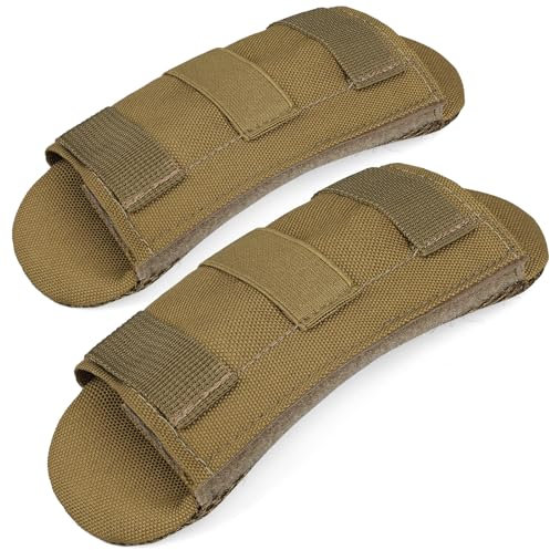 LIVANS Tactical Plate Carrier Shoulder Pads, 2 Pack Shoulder Strap Pad Backpack Strap Cushion Pads Vest Shoulder Pads Bag Strap Pad Backpack Accessories Fit Up to 3.1 Strap