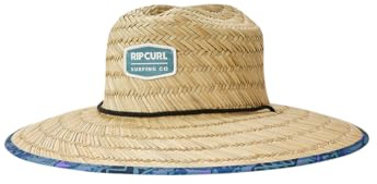 Rip Curl Herren Fun Times Straw Lifeguard Sun Hat Sonnenhut, Blau (Bluestone), MEDIUM
