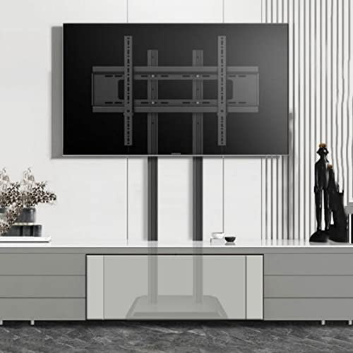 IATUPKE Soporte de TV, Soporte de TV de Piso Universal, Base de Soporte de TV para televisores de 50 a 90 Pulgadas, Soporte de TV Alto Que Ahorra Espacio para Esquinas y dormitorios, altur