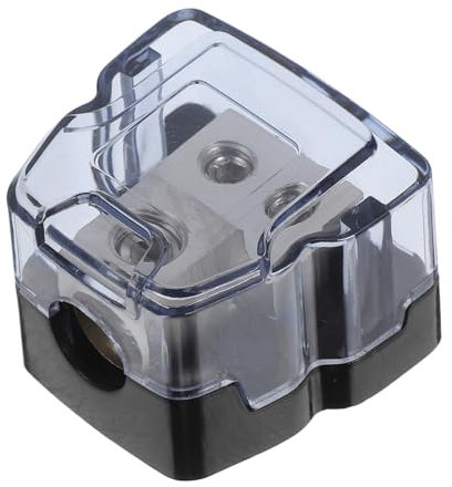 UKCOCO Power Distribution Block Splitter for Audio Double Plug Car Audio Splitter Cable Wire Easy Installation for Car Amp Power