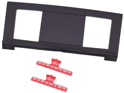 E Piano, Notenbuchhalter, Noten, Anfänger Noten, mit 2 Clips, Rote Clips
