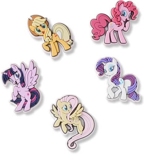 Crocs Unisex Jibbitz Charms, My Little Pony Magic 5 Pack