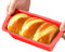 Lnhgh Moule à toast rectangulaire en silicone - Moule à gâteau rectangulaire en silicone - Moule à cake antiadhésif - Moule à muffins facilement amovible - Moule à gâteau - Moule à et desserts