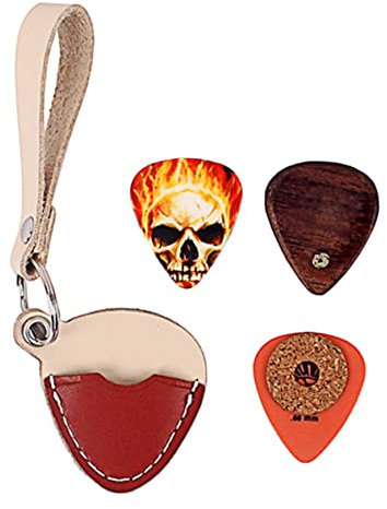 UPKOCH 3stücke Gitarrenplektrenaufbewahrungstasche Mit Gitarrenplektren Robustes Etui Zum Schutz Vor Kratzern Und Schmutz Für Gitarren Und Bass