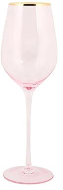 BIVVI Verre Verre Crystal Haut Poot Verre Rose Rose Verre Verre de vin Or Gold Dessert Verre Champagne Verre