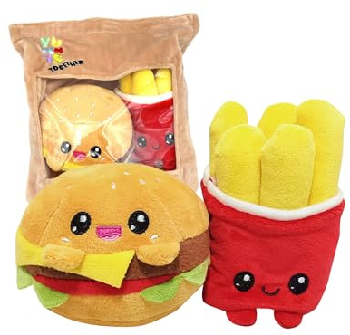 Joytoy - Yummies Together Plush Burger and Fries 15 cm