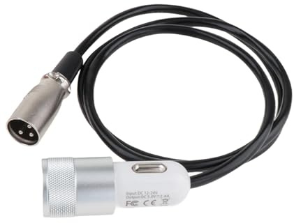 harayaa Adaptateur de XLR vers USB pour scooters électriques, câble convertisseur USB polyvalent, universel et fiable, compact, Pas D'affichage de Tension