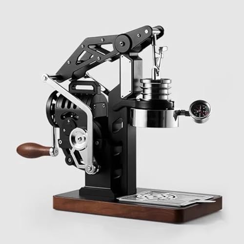 Vituord Handbetriebene Espressomaschine, 18 Bar, Mit Manometer, Für 58-mm-Siebträger, Nicht Elektrisch – Schwarz, Für Den Gewerblichen Und Privaten Gebrauch