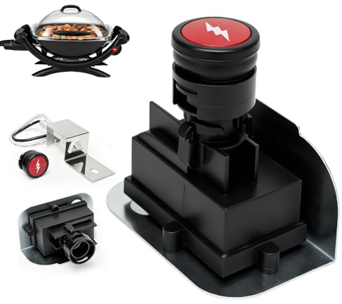 XPJBKC Zünderkit für Weber Q120 Q1200, Metall piezo zünder, Ersatz Zündsatz, Grill Anzünder Ersatzteile Outdoor Kochen für Gartenparty, Camping, Heimgrillnutzer & Grillbegeisterte
