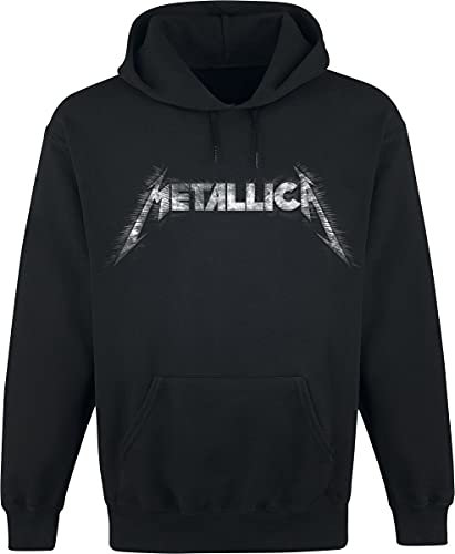 Metallica Spiked Logo Männer Kapuzenpullover schwarz XL 80% Baumwolle, 20% Polyester Band-Merch, Bands