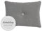 HAY Kissen inklusive Füllung Dot Steelcut Trio aus Baumwolle und Nylon in der Farbe Dunkelgrau, Maße: 60cm x 45cm, 511092, 1 Stück (1er Pack)