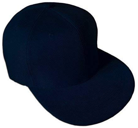 - Senza marca/Generico - Cappello Snap Back Cappellino Berretta Visiera FRONTINO Cotone Tinta Unita Blu Scuro