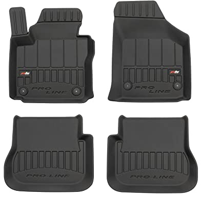 FROGUM ProLine 3D Gummimatten Exklusiven Auto Fußmatten Autofussmatten für Volkswagen Caddy III 2003-2020 | Die höchsten Kanten
