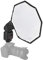 VBESTLIFE Diffusore Flash, Softbox Flash 30cm Hot Shoe Esterno Diffusore per Fotocamera 30cm Diffusore Softbox Portatile Universale per Flash Speedlite Speedlight