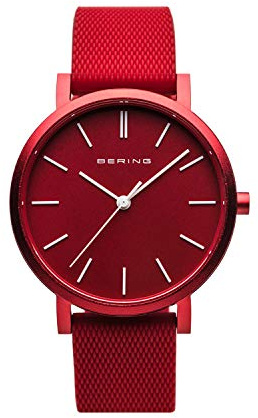 BERING Damen und Herren Uhr Quarz Movement - True Aurora Collection mit Silikon und Saphirglas 16934-599 Armbandsuhren