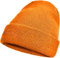 normani Thinsulate Mütze für Damen und Herren Schwarz Farbe Neonorange