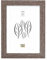 DEKNUDT Frames Bilderrahmen mit Passepartout - Grau Holzfarbe - S66KH3 P1 15x20cm für Bild 10x15cm - Bilderrahmen Holz MDF - Bilder aufhängen oder ausstellen
