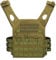Jipemtra Tactical Airsoft Vest Outdoor Molle Breathable JPC Vest Game Protective Vest Adjustable Modular Chest Set Vest CS Field Vest Training Vest (Green #1)