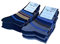 DREAM SOCKS 6 paia calze corte da uomo a metà polpaccio in cotone filo di scozia elasticizzate,calzini molto leggeri made in italy rimagliate a mano (39-42, 6 X Set. MULTI RIGHE)