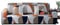 ARNTY Sofabezüge, Moderne Elastischer Sofabezug Stretch 1/2/3/4 Sitzer Couchbezug Antirutsch Blumendruck Sofahusse für Couch Möbelschutz(Bunt-Geometrisches Muster, 3 Sitzer Sofabezüge:181-230cm)