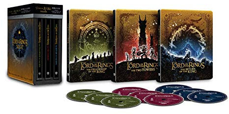Il Signore degli Anelli - Trilogia Steelbook (4K Ultra HD) (9 dischi)