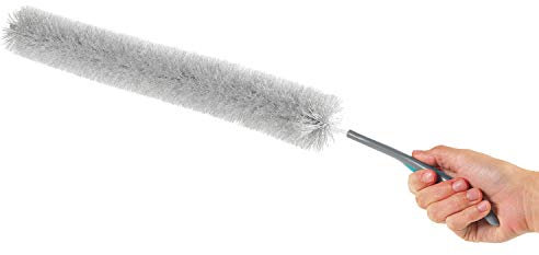 Beldray LA077653EU7 Heizkörperbürste, Flexibel Heizkörper Reinigungsbürste, Heizungsbürste lang, 60cm Heizungsbürste für die Reinigung von Flachheizkörpern, widerstandsfähigen Borsten