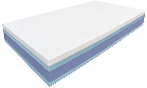 Baldiflex Emporio Memory-Matratze für Einzelbett, Medizinprodukt, Klasse I, Anti-Dekubitus, ergonomisch, abnehmbarer Bezug, Silver Safe, 90 x 200 x 24 cm