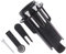 IKAAR Golfball Halter für 3 Golfbälle, mit Golf Club Bürste, Golf Tees und Pitchgabel, Golfzubehör Geschenk Schwarz