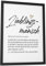 Papierschmiede® Herz Definition: Lieblingsmensch, DIN A4 (ca. 21x30 cm), Poster für Wohnzimmer, Schlafzimmer, Wandbild Wanddeko Geschenk Geburtstag Freundschaft - ohne Rahmen
