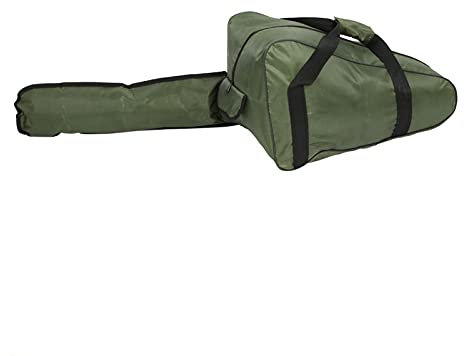 Borsa per Motosega, Borsa per Il Trasporto per Motoseghe a Mano, Borsa da Trasporto Portatile per Motosega in Tessuto Oxford Impermeabile, Custodia per Motosega da 20 Pollici(Verde)