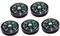 Veemoon Kompass Mini 5Pcs Handgelenk Kompass Kompakt Handheld- Kompass für Wandercamping- ?ennavigation 5X 15 Mm Mini Kompass Kinder