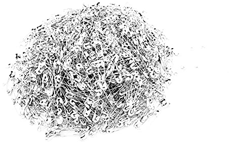 A ABSOPRO Sicherheitsnadeln Silberton 1000 Stück Für Nähen Kleidung Metall | 30mm, Für Steppen, Windeln, Befestigen, Bandagen, Halten Von Lauflätzchen, Verschleißfest, Rostbeständig, Korrosionsbeständig