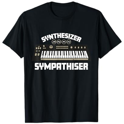 Synthesizer Sympathizer Analoger Synth Synthwave-Synthesizer T-Shirt
