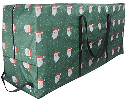 Anloximt Weihnachtsbaum-Tasche - Strapazierfähiges, wasserdichtes 210D-Oxford-Gewebe mit 4 Griffen - Klassische Weihnachtstasche für Bäume und Ornamente