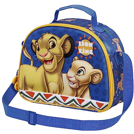 Disney El Rey León Nala-Bolsa Portamerienda 3D, Azul, 25.5 x 20 cm