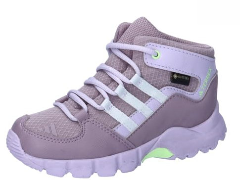 adidas Unisex Baby Terrex Mid GORE-TEX Hiking Shoes, Fig / Crystal Jade / Silver Dawn, 22 EU