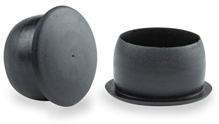 20x Blindstopfen – Made IN Germany – aus hochwertigen wetterbeständigen Kunststoff, Abdeckkappen für Bohrlöcher, Bohrlochabdeckung, Lochabdeckung, Kunststoffstopfen (9,3 mm, 20)