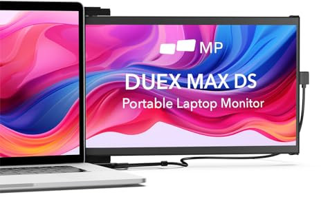 Mobile Pixels Duex MAX DS Extensor de Pantalla 14,1”, Monitor Portátil FHD 1080p, USB-C/HDMI, Compatible con Windows/macOS/Android/Switch