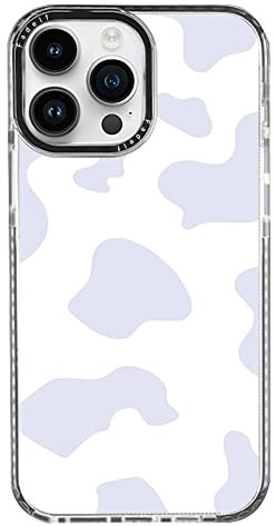 FADELF Case for iPhone 11 Pro Max Case - Purple Cow Print Pattern Soft TPU Shockproof Protective Phone Case
