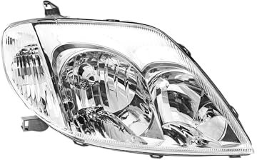 EDA PREMIUM auto Scheinwerfer Rechts 811301E640 passend für TOYOTA COROLLA E12, 01.02-04 Sedan, ohne Motor, doppelt