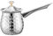 Turkish Coffee Pot,Arabic Coffee Pot, 600ml/20oz Stainless Steel Chocolate Melting Pot with Eagle Spout, Non Slip Milk Warmer with Handle ＆ Dustproof Lid for Stove Top